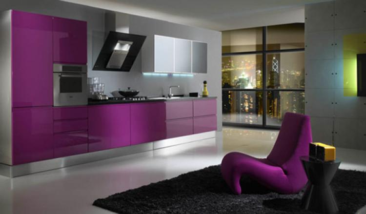 8+ Nice Purple Kitchens Ideas