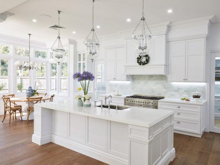 34+ Awesome White Kitchen Design and Layout Ideas - Page 31 of 43